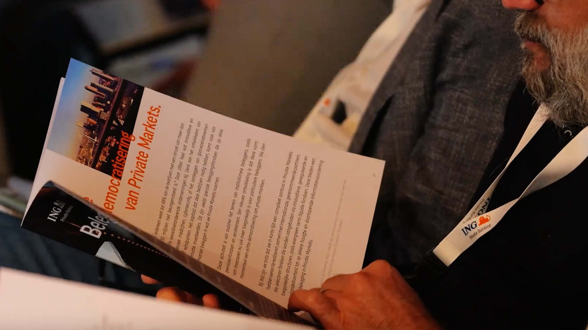 ING Private Banking — Private Markets marketing application