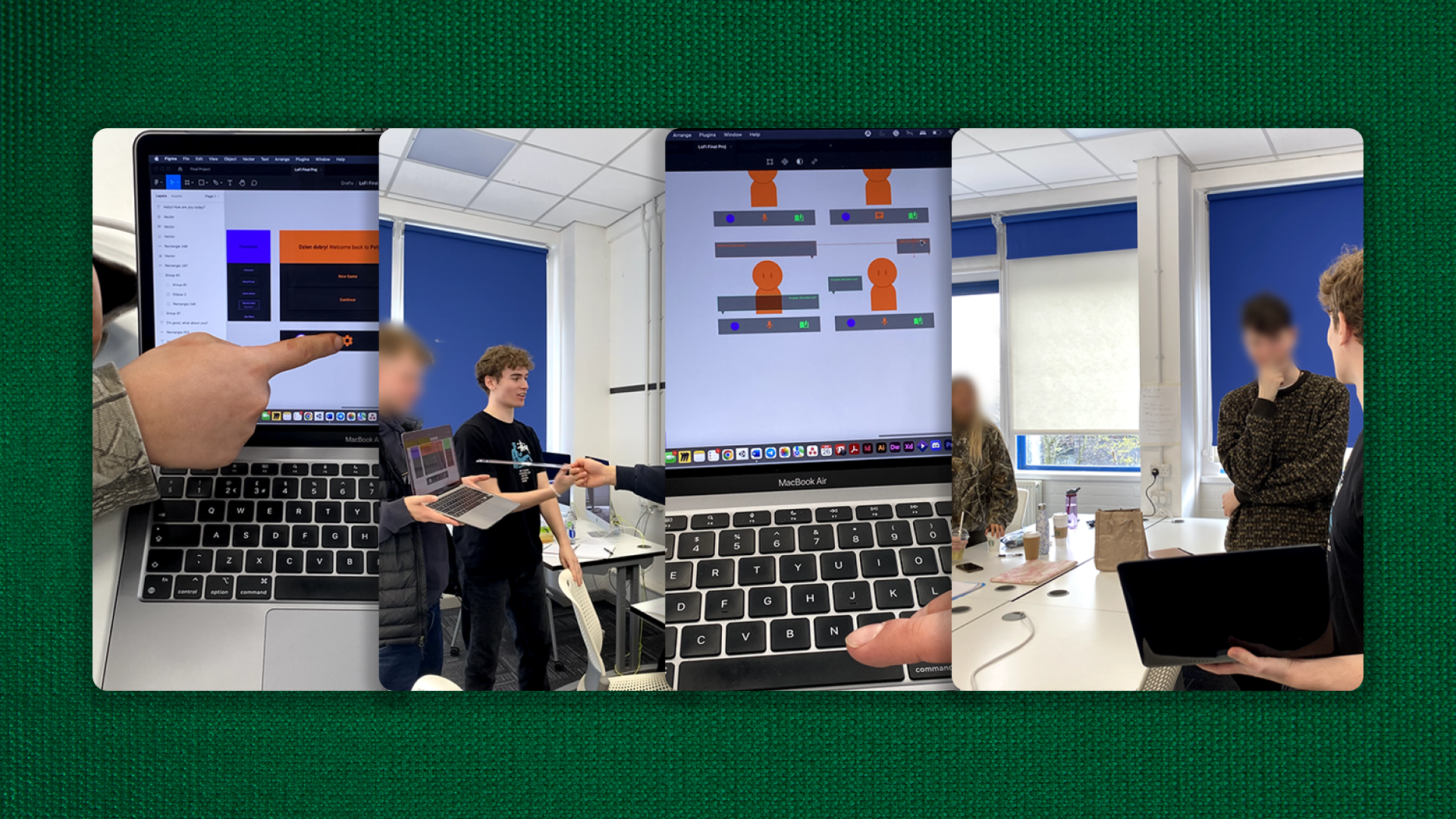 Workshopping wireframes — task tests, wizard-of-oz gameplay testing, and peer feedback iteration
