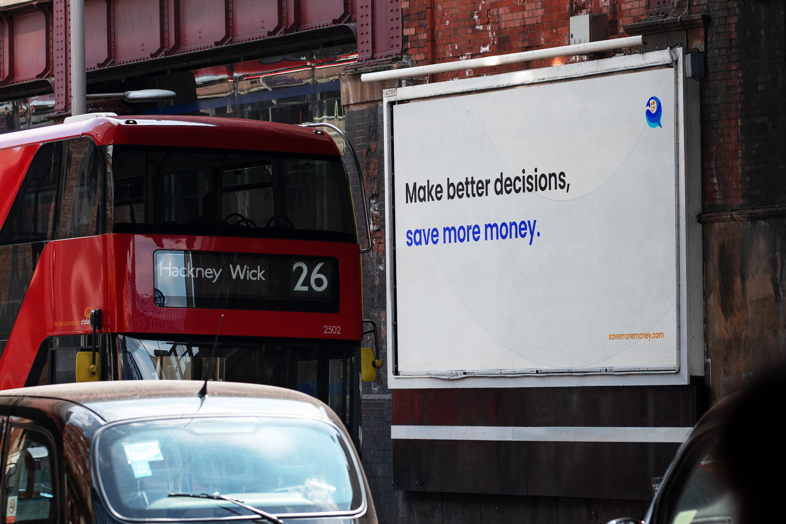 Savemoremoney — Insurance made easy. Digital poster campaign